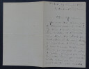Louise READ - LETTRE AUTOGRAPHE SIGN&Eacute;E DE 3 PAGES, 1895. Louise Read