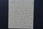 Louise READ - LETTRE AUTOGRAPHE SIGN&Eacute;E DE 3 PAGES, 1895. Louise Read