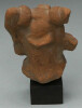 T&ecirc;te en terre cuite, art pr&eacute;colombien du Ier mill&eacute;naire, 62 mm. 