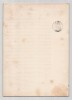 Pouvoir sign&eacute; Andr&eacute; Godfernaux – Collection coh&eacute;rente de 50 auteurs & musiciens. Andr&eacute; Godfernaux dit Alfred Girault