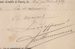 Pouvoir sign&eacute; Philippe Maquet – Collection coh&eacute;rente de 50 auteurs & musiciens. Philippe Maquet