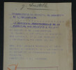 Jacques SOUSTELLE et Andr&eacute; MALRAUX - Photographie KEYSTONE, transmission de pouvoir au Minist&egrave;re de l'information, 18,1 x 11,9 cm. Jacques Soustelle, ...