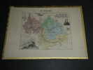 Lithographie couleur, La Savoie, dress&eacute; Vuillemin, Graveur Gobert 1876 XIX&egrave;me. Vuillemin ; Gobert
