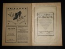 VON ESCHER Nanny - LETTRE AUTOGRAPHE SIGN&Eacute;E et PO&Egrave;ME DANS LE JOURNAL, 1920. Nanny von Escher
