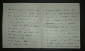 Lettre autographe sign&eacute;e et dat&eacute;e du 9 juillet 1898 - po&eacute;sie, acad&eacute;mie de m&eacute;decine. Daniel Berthelot