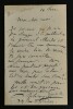LETTRE AUTOGRAPHE SIGNEE, PARIS. Gaston Salvayre