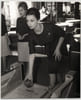Photographie d'&eacute;poque argentique de mannequins des ann&eacute;es 60 21 x 25,6 cm. 
