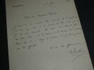 Henry L&Eacute;AUT&Eacute;, Ing&eacute;nieur - LETTRE AUTOGRAPHE SIGN&Eacute;E A C.A. LAISANT, Paris, 1882. Henry L&Eacute;AUT&Eacute;