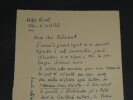 Simon Gantillon - LETTRE AUTOGRAPHE SIGN&Eacute;E &agrave; Jean Schlumberger, Pen Club, 1947. Simon Gantillon