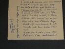 Simon Gantillon - LETTRE AUTOGRAPHE SIGN&Eacute;E &agrave; Jean Schlumberger, Pen Club, 1947. Simon Gantillon