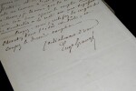 GRANGE Eug&egrave;ne - LETTRE AUTOGRAPHE SIGNEE, CHANSON "Chevets", PARIS. Eug&egrave;ne Grang&eacute;