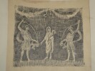 Les dieux lares et la d&eacute;esse de l'abondance - Dessin original sign&eacute;. Louis Henri Laffill&eacute;e