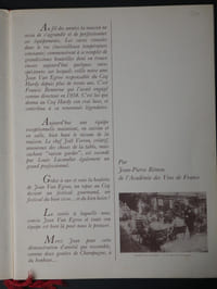 Programme Centième anniversaire Coq Hardy Bougival Yvelines île de France 1984