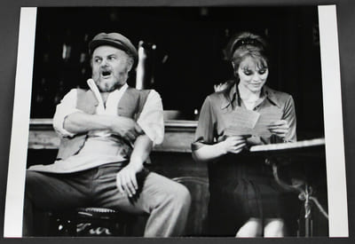 Photographie originale, Fanny de Marcel PAGNOL, mise en scène de Henri VILBERT, Théâtre de la porte Saint Martin. 1969.