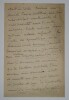 CHAUMET William - LETTRE AUTOGRAPHE SIGN&Eacute;E, DIRECTION ORCHESTRE. William Chaumet