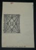 Vo&ucirc;te de la chapelle privil&eacute;gi&eacute;e de Saint-Jacques &agrave; Cl&eacute;ry — Dessin original sign&eacute;. Louis Henri Laffill&eacute;e