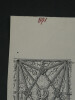 Vo&ucirc;te de la chapelle privil&eacute;gi&eacute;e de Saint-Jacques &agrave; Cl&eacute;ry — Dessin original sign&eacute;. Louis Henri Laffill&eacute;e