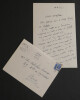 Henry de Montherlant - Lettre autographe sign&eacute;e &agrave; Christian Melchior-Bonnet - 1952. Henry de Montherlant