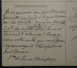F&eacute;lix de L&eacute;vis-Mirepoix - CARTE POSTALE SIGN&Eacute;E, Ch&acirc;teau Ch&egrave;reperrine, Mars 1906. F&eacute;lix de L&eacute;vis-Mirepoix