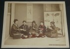Kimbei Kusakabe - Planting Rice & Buck-Wheat Macaroni Eating - Japon. Kusakabe Kimbei