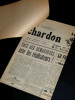 RAMBET Le chardon lorrain LETTRE AUTOGRAPHE SIGNEE 8 DECEMBRE 1945 NANCY. Rambet