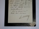 DELAHAYE L&eacute;on - LETTRE AUTOGRAPHE SIGN&Eacute;E, ARCHIVES MENESTREL, 1891. L&eacute;on Delahaye