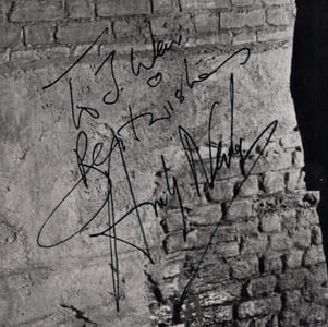 Anthony Newley - Grande Photographie avec dédicace autographe originale signée