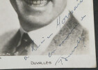 Fr&eacute;d&eacute;ric DUVALLES - PHOTOGRAPHIE CARTE POSTALE SIGN&Eacute;E, d&eacute;dicac&eacute;e Lucien MONSAINT. Fr&eacute;d&eacute;ric DUVALLES