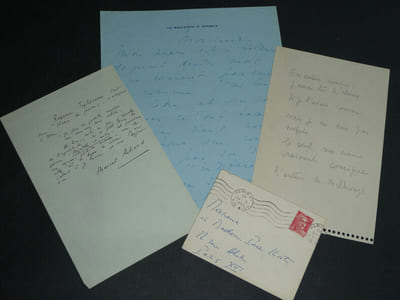 Juliette & Marcel ACHARD - Lettres autographes signées à Pierre LHOSTE, 1950