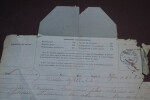 BERTRAND Georges Jules - TELEGRAMME AUTOGRAPHE SIGNE, Versailles, 1889. Georges Jules Bertrand