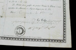 PERMIS DE CHASSE SOUS LA R&Eacute;PUBLIQUE FRAN&Ccedil;AISE, Ille-et-Vilaine, Rennes, 1851. 