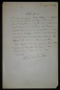LAURENT-PICHAT L&eacute;on - LETTRE AUTOGRAPHE SIGN&Eacute;E, MARS 1856. L&eacute;on Laurent-Pichat