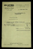 Claude Morgan - Facture des Lettres Fran&ccedil;aises &agrave; l'Ambassadeur de Yougoslavie. Claude Morgan