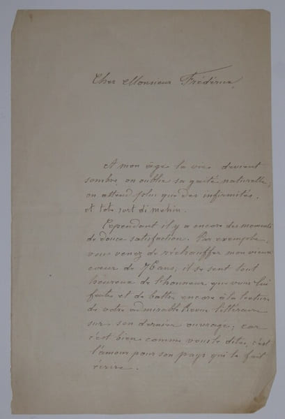 HOCK Auguste - LETTRE AUTOGRAPHE SIGN&Eacute;E, FOLKLORE, LIEGE 1891. Auguste Hock