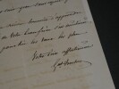Louis Jules TROCHU, Homme d'&Eacute;tat - LETTRE AUTOGRAPHE SIGN&Eacute;E 1865 PARIS. Louis Jules TROCHU