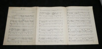 Partition Manuscrite Orchestration Andr&eacute; CLAVEAU - AY AY Jacques Larue. Andr&eacute; Claveau