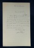 BYL Arthur - LETTRE AUTOGRAPHE SIGN&Eacute;E &Agrave; Georges MONTORGUEIL, PARIS 1912. Arthur Byl