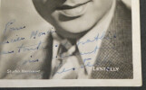 Ren&eacute; LESTELLY - PHOTOGRAPHIE CARTE POSTALE d&eacute;dicac&eacute;e &agrave; Lucien MONSAINT. Ren&eacute; Lestelly