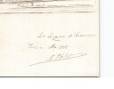 Dessin au crayon, La L&eacute;gion d'honneur (Salm) &agrave; Paris par E. Phelipeau, 29 mars 1912. E. Phelipeau