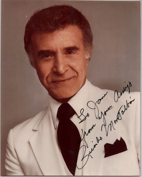 Ricardo Montalb&aacute;n - PHOTO avec signature autographe authentique. Ricardo Montalb&aacute;n
