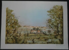 Lithographie Paysage Provence en couleur Num&eacute;rot&eacute;e 140 et Sign&eacute;e, J&eacute;r&ocirc;me SEIGNER. J&eacute;r&ocirc;me SEIGNER