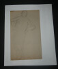 GEORGES CHESNEAU - NU ACAD&Eacute;MIQUE - Dessin au crayon - Visage d'homme & homme en pied. Georges Chesneau
