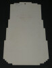 Barom&egrave;tre sur carton - Couple d'enfants - Objet publicitaire 1935 21 x 35 cm. 