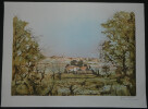Lithographie Paysage de Provence en couleur Num&eacute;rot&eacute;e et Sign&eacute;e, J&eacute;r&ocirc;me SEIGNER. J&eacute;r&ocirc;me Seigner