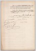 Pouvoir sign&eacute; Gaston Pollonnais – Collection coh&eacute;rente de 50 auteurs & musiciens. Gaston Pollonnais
