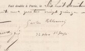 Pouvoir sign&eacute; Gaston Pollonnais – Collection coh&eacute;rente de 50 auteurs & musiciens. Gaston Pollonnais