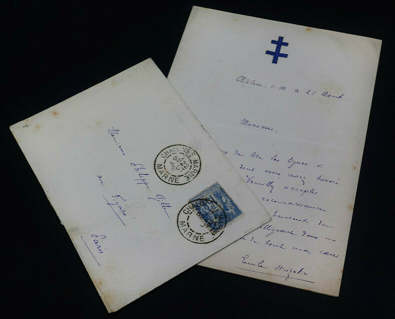 Emile HINZELIN - LETTRE AUTOGRAPHE SIGNEE ADRESSEE A Philippe GILLE, Paris, 1891. Emile Hinzelin