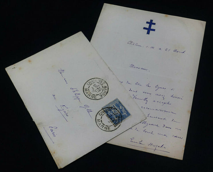 Emile HINZELIN - LETTRE AUTOGRAPHE SIGNEE ADRESSEE A Philippe GILLE, Paris, 1891. Emile Hinzelin