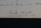 Emile HINZELIN - LETTRE AUTOGRAPHE SIGNEE ADRESSEE A Philippe GILLE, Paris, 1891. Emile Hinzelin