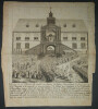 Lot de 2 gravures - Rouen &Eacute;glise m&eacute;tropolitaine et Institution L&eacute;vy. 